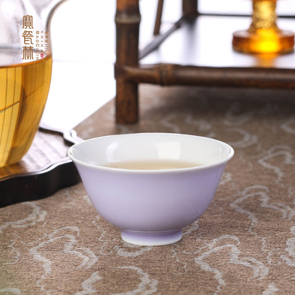 宝瓷林手工陶瓷高温颜色釉品茗杯功夫茶具茶杯家用主人杯吉祥杯