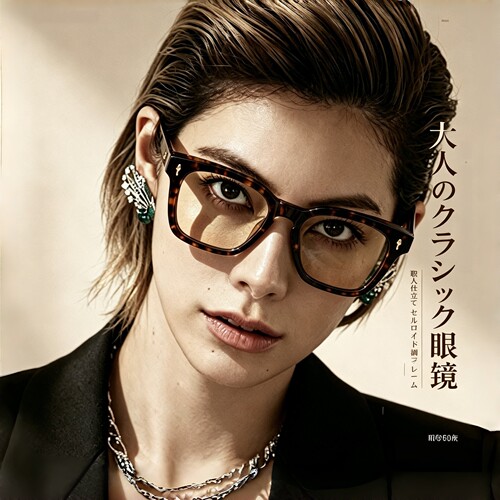 KHOTY男女同款手制粗框眼镜架