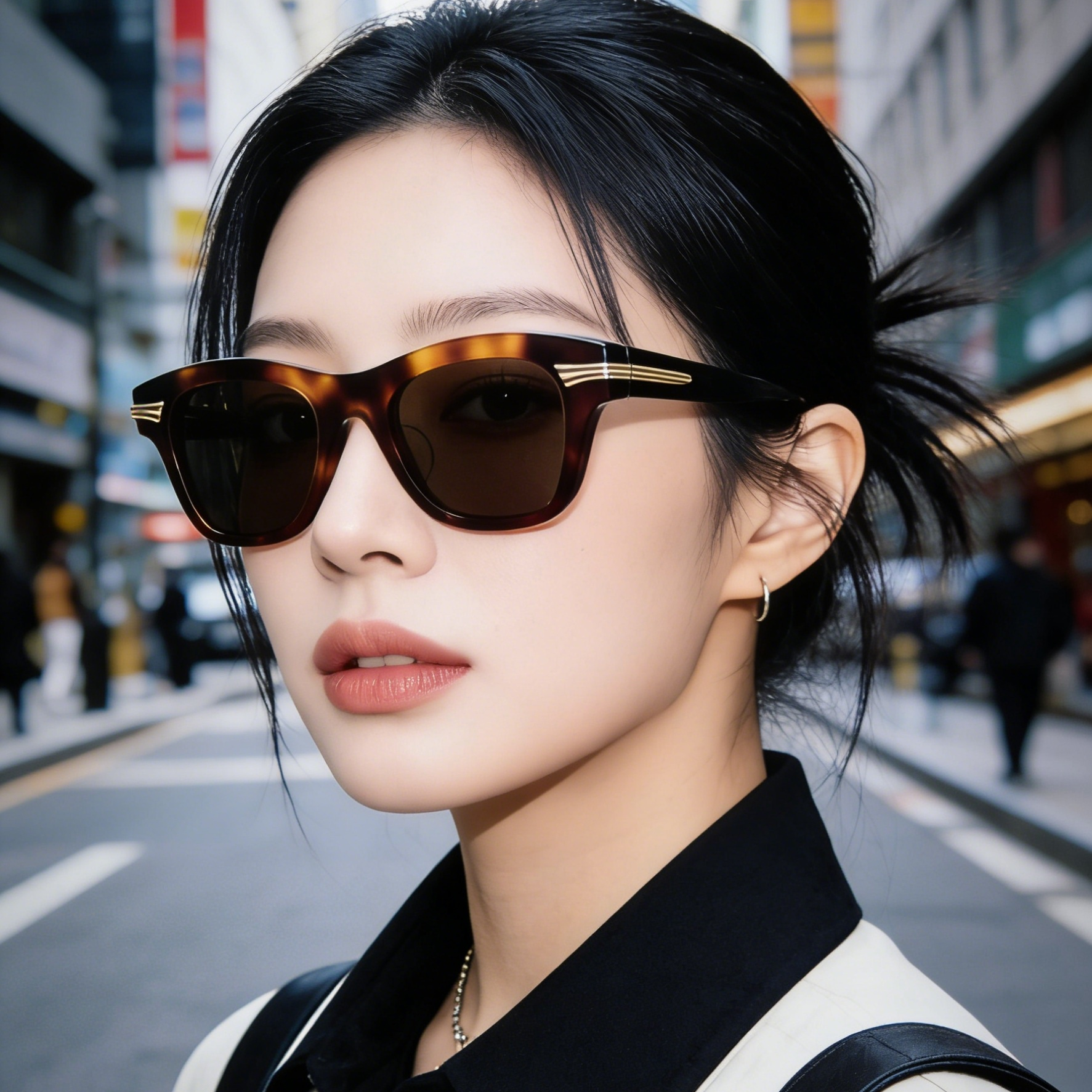 日本手制8毫米厚板材偏光太阳镜男女潮文艺复古个性近视墨镜uv400