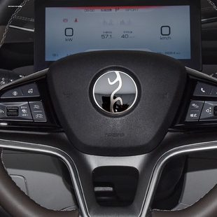 适用BYD比亚迪宋汉唐秦方向盘标改装仰望车标U8 U9新款轮毂盖标