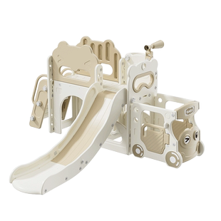滑滑梯室内家用儿童宝宝滑梯秋千二合一组合4-6小孩大型家庭玩具