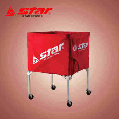 Star世达可移动折叠滑轮篮球框便携足球收纳箱四角球框XZ100