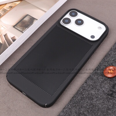 苹果17系列镂空散热防摔手机壳