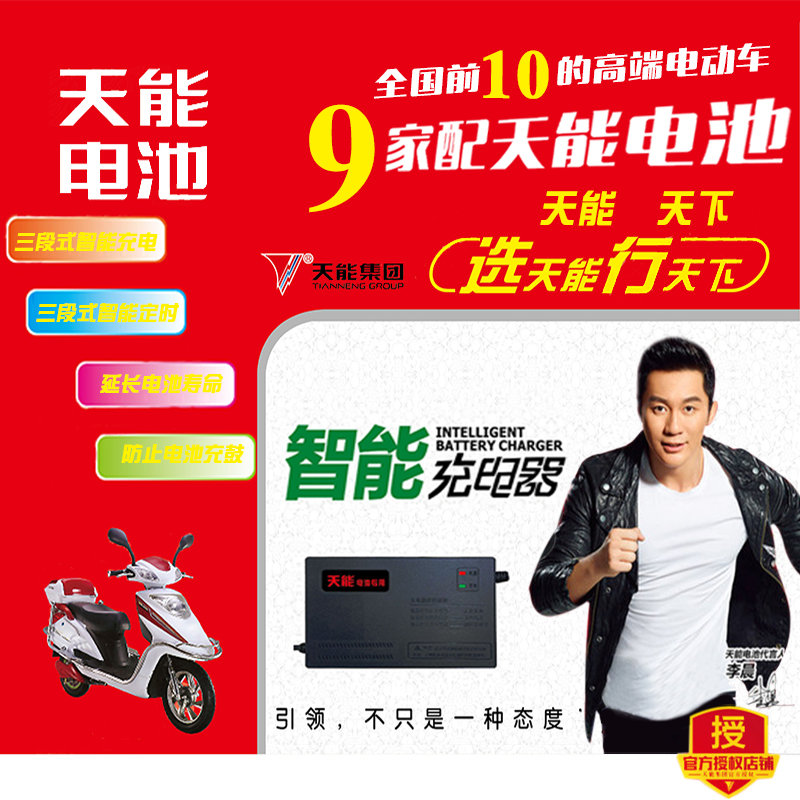 天能电动车通用充电器48V20AH12A60V64V68V72V80V84V96V108V120伏
