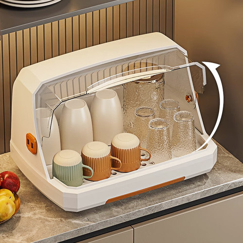 茶杯茶具收纳盒子桌面透明整理柜