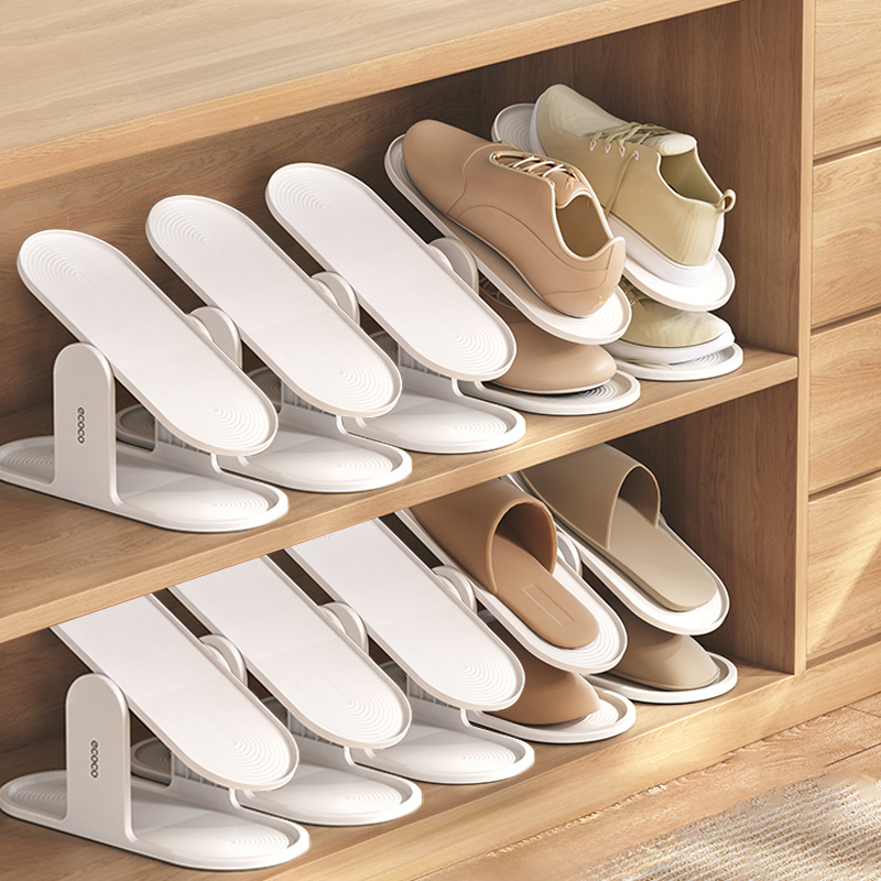 鞋柜收纳可调节省空间双层鞋架