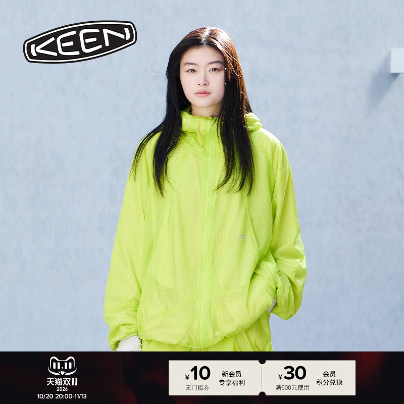 KEEN官方 NYLON REVERSIBLE FULL ZIP JKT男女同款双面穿拉链外套