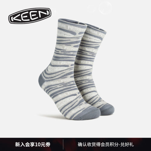 KEEN官方 CN GRAPHIC SANDAL SOCKS女子舒适休闲中筒袜