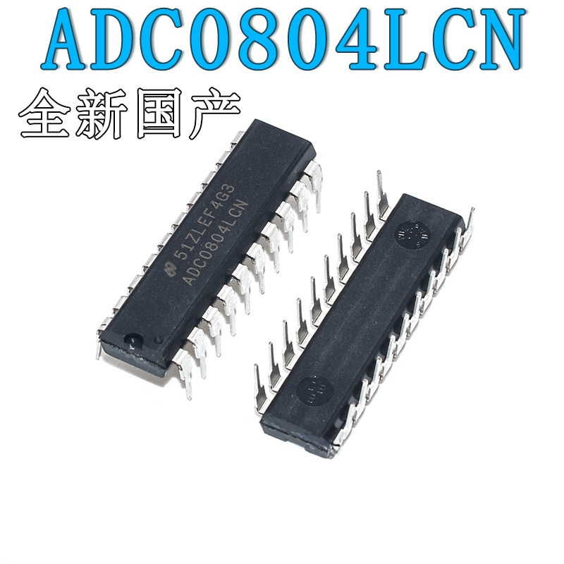 全新国产 ADC0804LCN 8位CMOS逐次比较型A/D转换器 直插DIP20