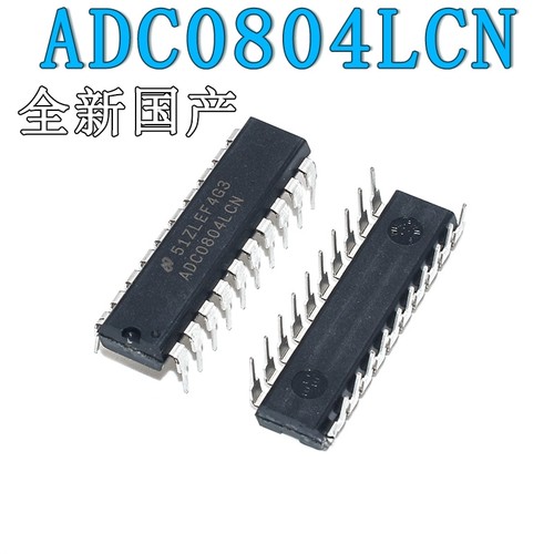 全新国产 ADC0804LCN 8位CMOS逐次比较型A/D转换器 直插DIP20