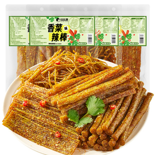 辣条辣片小零食麻辣休闲食品小吃ss 比比赞_香菜辣条4袋