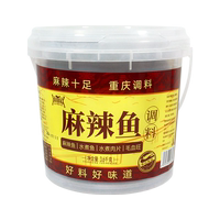重慶渝鼎紅麻辣魚調(diào)料3.6kg桶裝