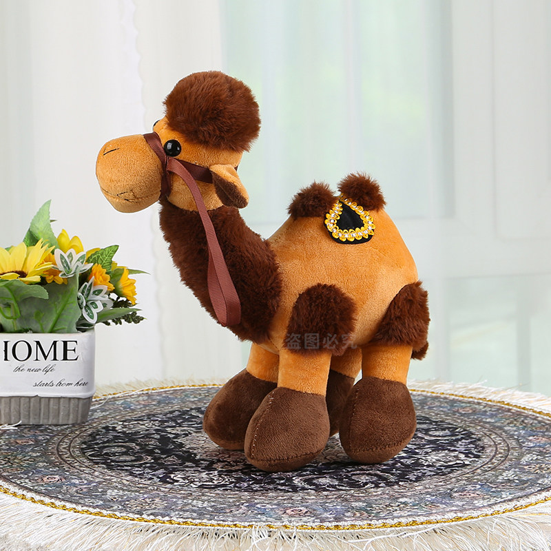 沙漠骆驼可爱毛绒玩具送礼仿真骆驼玩偶新疆特色旅行手礼网红骆驼
