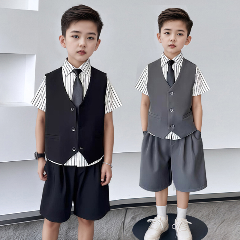 男童小礼服儿童西装主持人演出服