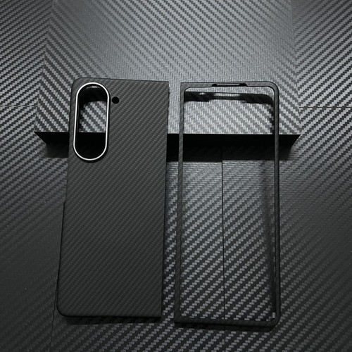 适用三星Fold3/4纳米碳纤维手机壳w22保护套600D超薄w23心系天下fold5/w24