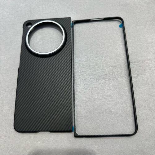 适用600D细纹碳纤维适用OPPO Find N6手机壳金属框大孔磁吸超薄Find N5单后壳