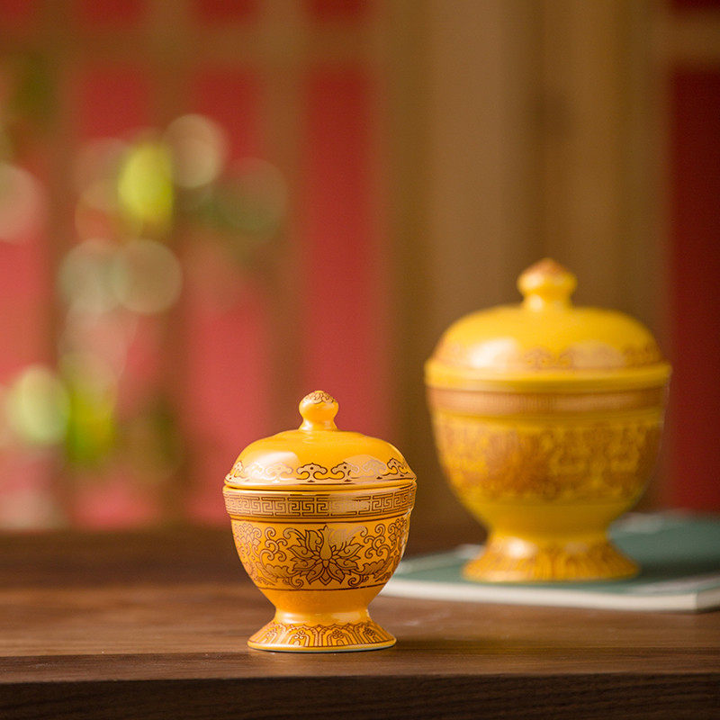 陶瓷佛具莲花檀香炉盘香炉净炉香粉盅檀香罐佛具戒定真香摆件,家居饰品,储物罐,淘宝优惠券,粉丝福利购,淘宝优惠卷