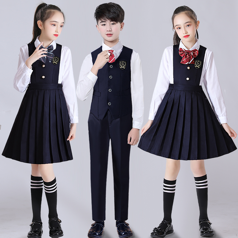 速发朗诵演出服小学演校服风演讲比赛幼儿园班服儿童合唱生出服