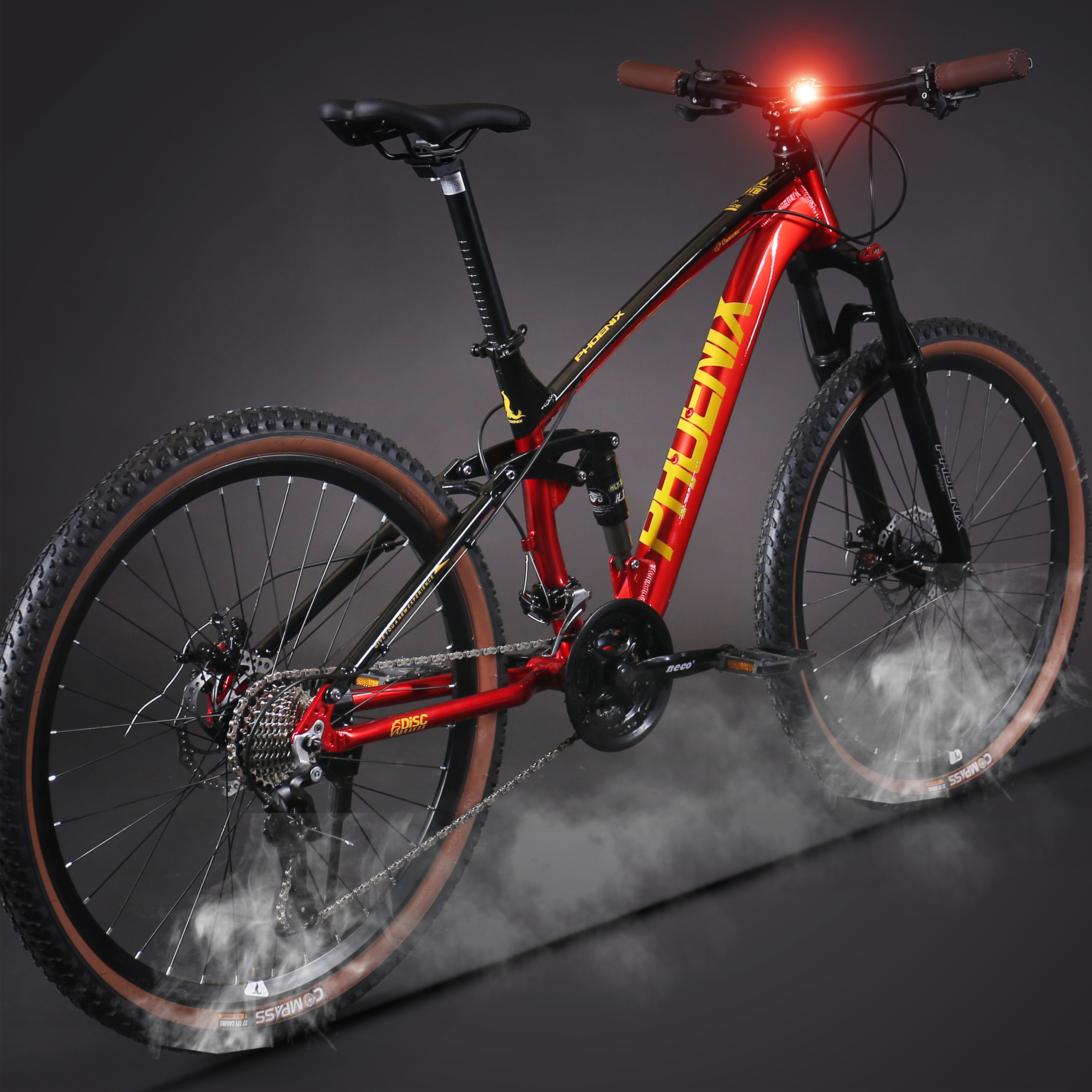 速发降尾速软山地便行车双减震男式成人轻自越野变速单车