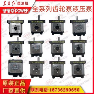 速发拖拉机农机旋件中伟左双4键11键液压泵齿轮泵配联泵