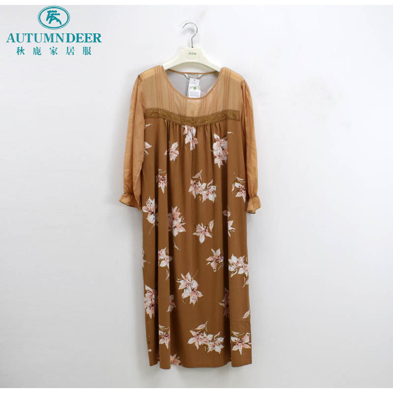秋鹿莫代尔春夏季甜美家居服