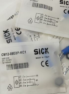 Sick西克 CM12-08EBP-KC1电容式接近传感器 订货号:6051030现货