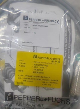 倍加福NBN8-18GM60-WS 电感式接近传感器订货号：124313全新现货