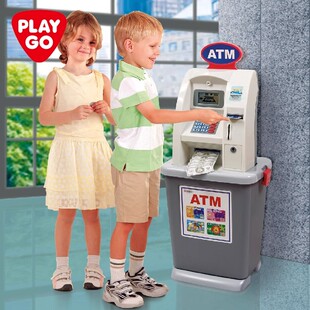 幼教玩具贝乐高提款机仿真ATM取款机儿童益智早教过家家有趣玩具