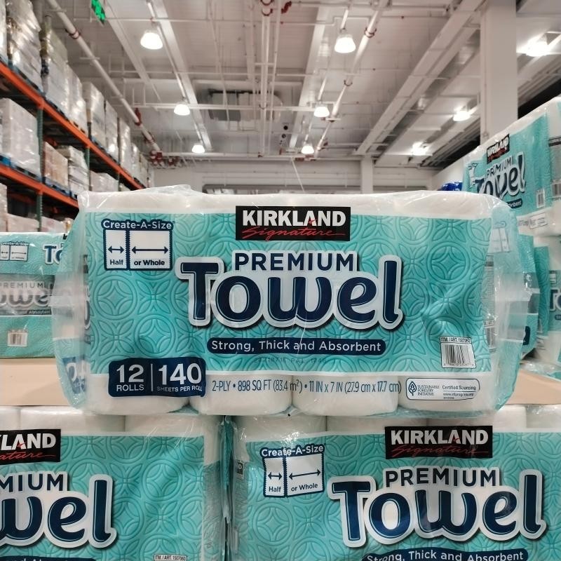 美国进口kirkland科克兰纸巾吸水