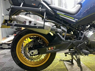 适用于春风MT800排气 春风MT800SC排气  全段钛合金排气 中尾排气