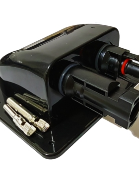 房车改装配件车顶太阳能接线盒光伏板旅居车接线罩防水盒支架底座