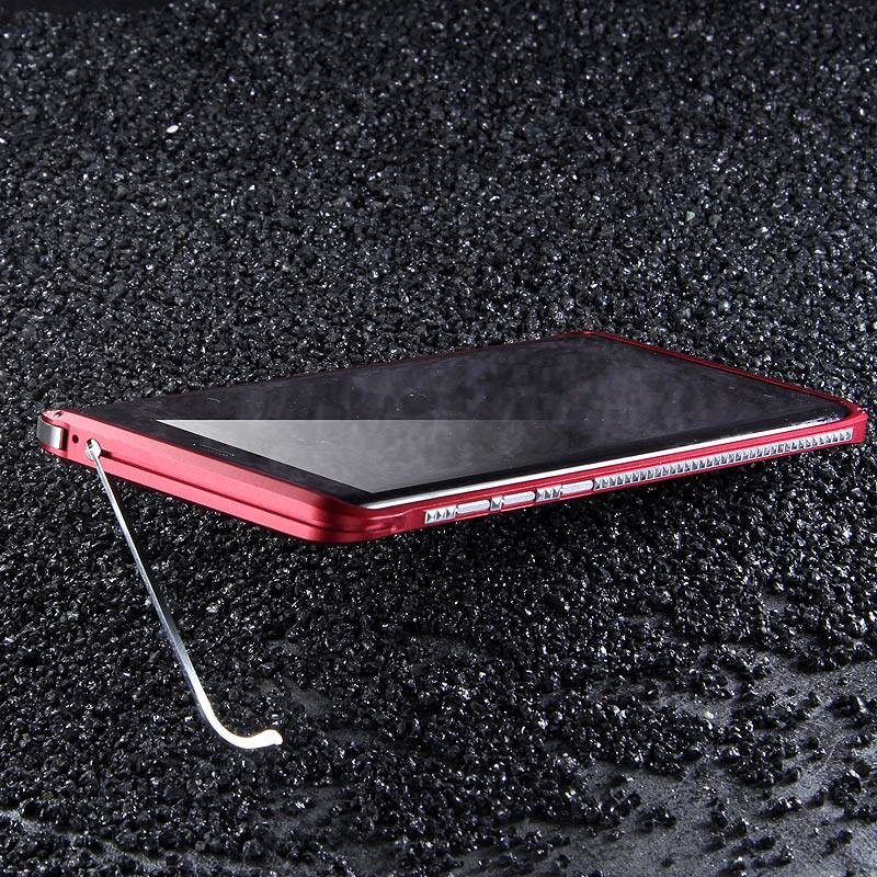 iMatch Slim Light Aluminum Metal Shockproof Bumper Case with Kickstand for Samsung Galaxy Note 8