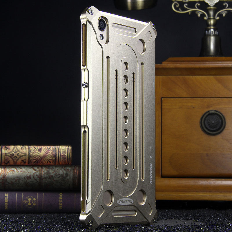 KANENG Powerful Aluminum Shell Shockproof Aerospace Metal Case Cover for OPPO R9 & OPPO R9 Plus