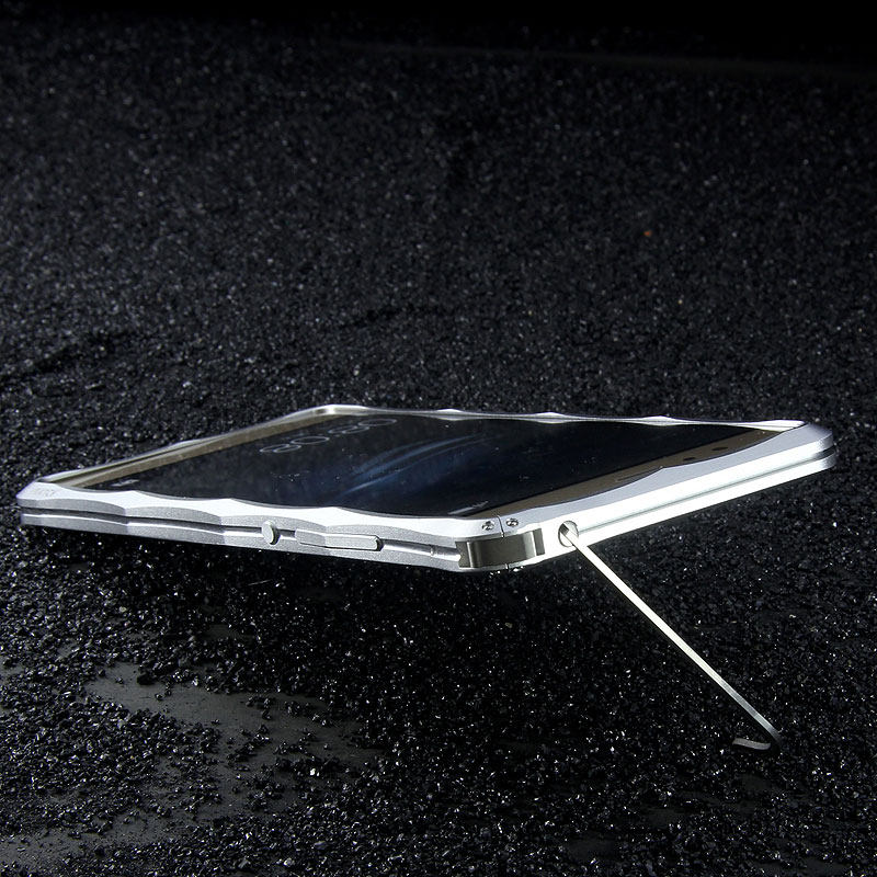 iMatch Slim Light Aluminum Metal Shockproof Bumper with Kickstand for Huawei P9 Plus & Huawei P9