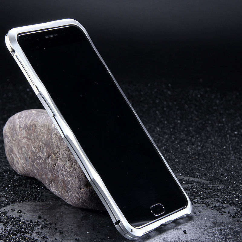 iMatch Slim Light Aluminum Metal Shockproof Bumper with Kickstand for OPPO R9s & OPPO R9s Plus