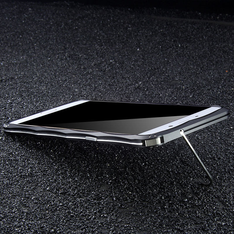 iMatch Slim Light Aluminum Metal Shockproof Bumper with Kickstand for OPPO R9 Plus & OPPO R9