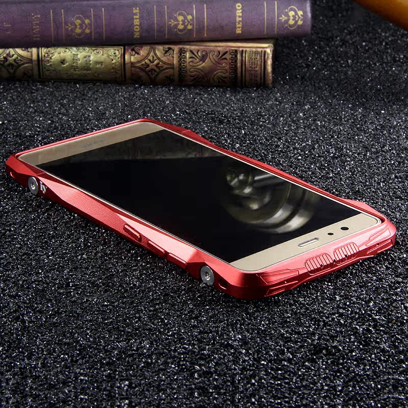 iy Batmobile Sports Cars Aluminum Metal Bumper Carbon Fiber Back Cover Case for Huawei P9 Plus & Huawei P9