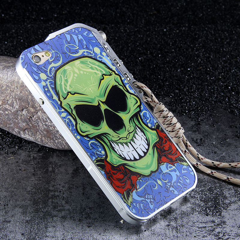 KANENG Mechanical Arm Trigger Aluminum Bumper Metal Frame Cameo PC Back Case Cover for Apple iPhone 6S/6 & iPhone 6S Plus