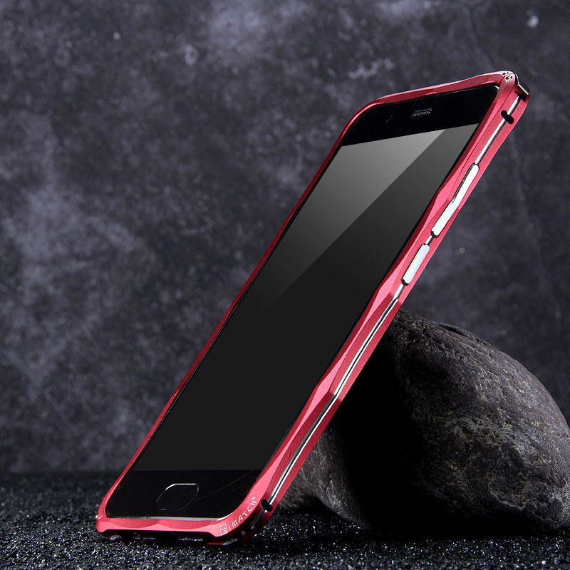 iMatch Slim Light Aluminum Metal Shockproof Bumper Case with Kickstand for Huawei P10 & Huawei P10 Plus