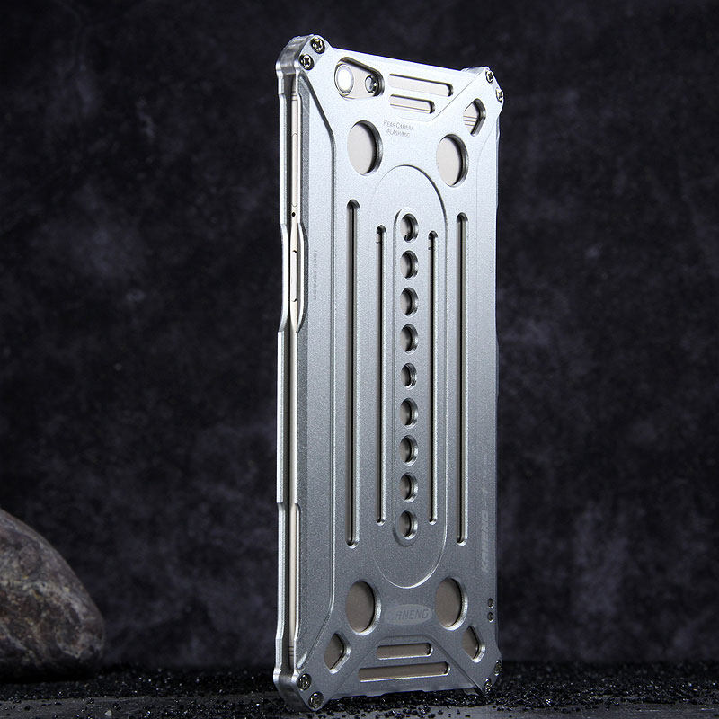 KANENG Powerful Aluminum Shell Shockproof Aerospace Metal Case Cover for OPPO R9s & OPPO R9s Plus