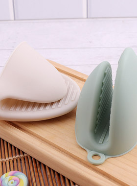 日式防滑防烫硅胶手套厚实耐用拉伸不变形烤箱隔热手套食品级包邮