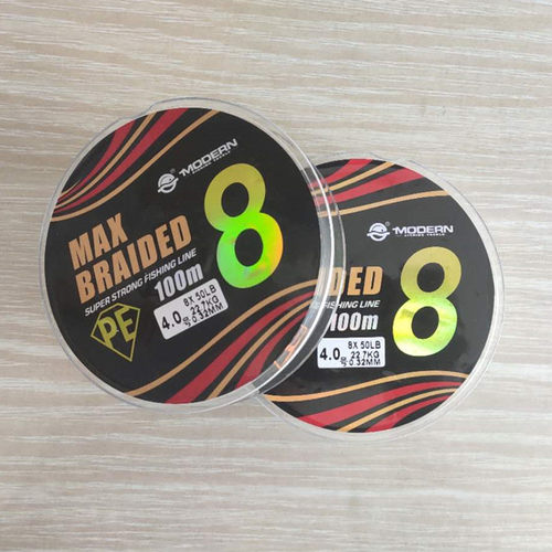 双鱼堡垒BL35射鱼轮原配白色大力马线8编4#100米顺滑不卡线BL30轮