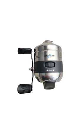 跨境射鱼轮RAMPART堡垒SY25鱼镖轮不锈钢跟线器内走线封闭渔线轮