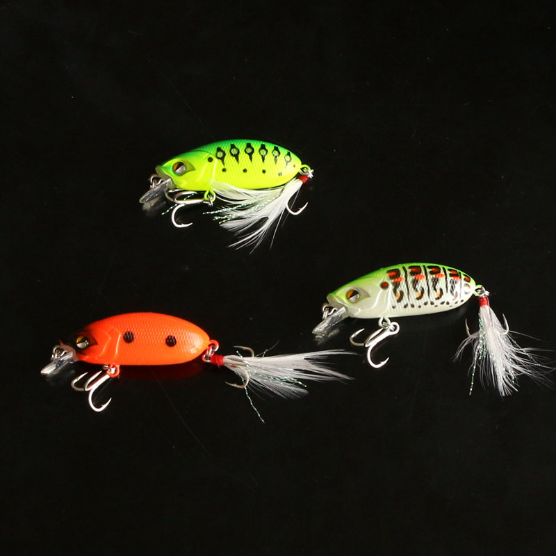 路亚饵浮水远投摇滚鲈鱼小胖子