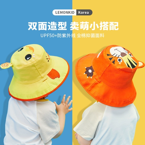 Детская осенняя хлопковая шапка для мальчиков, летняя солнцезащитная шляпа на солнечной энергии, детский солнцезащитный крем
