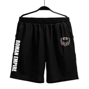 神圣罗马帝国SPQR古罗马国徽双头鹰德意志短裤男士五分裤子夏中裤