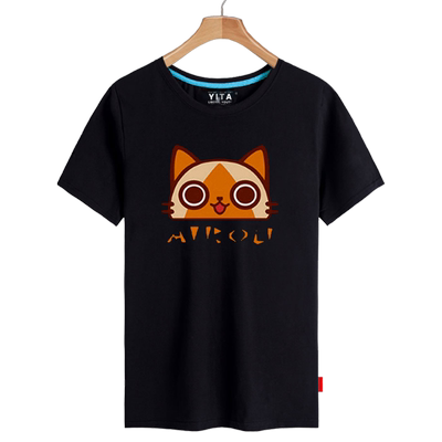 怪物猎人厨师游戏周边短袖T恤衫