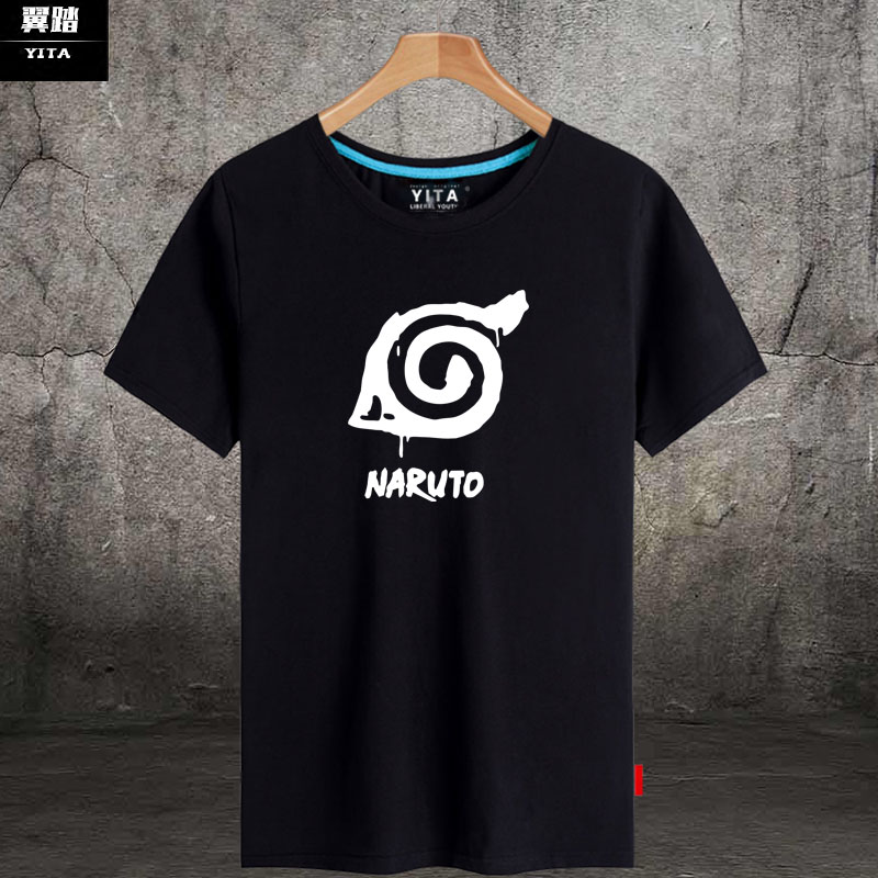 佐助学生鸣人卡卡西半截袖衣服