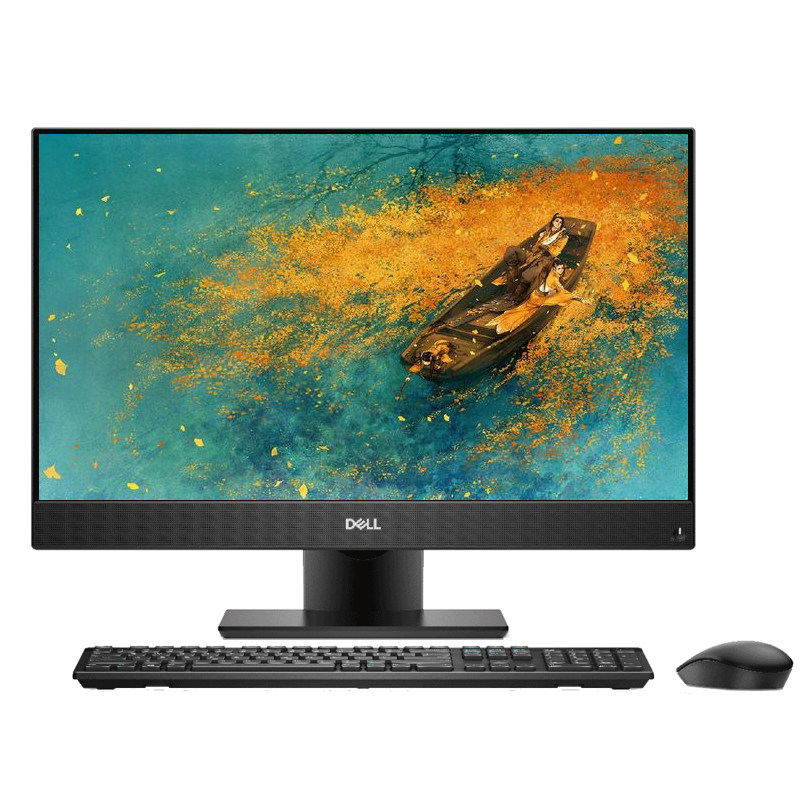 戴尔（DELL）OptiPlex7470升级款 7480 23.8英寸酷睿十代商用办公游戏微边框台式一体机电脑 独立显卡GTX1650