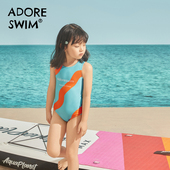 泳衣 儿童宝宝游泳衣女孩时尚 爱多尔女童2024年新款 小童可爱连体式